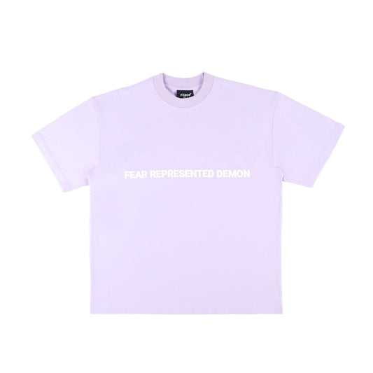 SS24 EMBOSSED LOGO PURPLE TEE