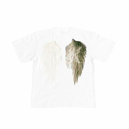 A&D WINGS LOGO WHITE TEE